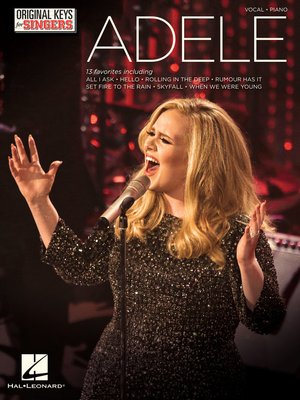 cover image of Adele--Original Keys for Singers